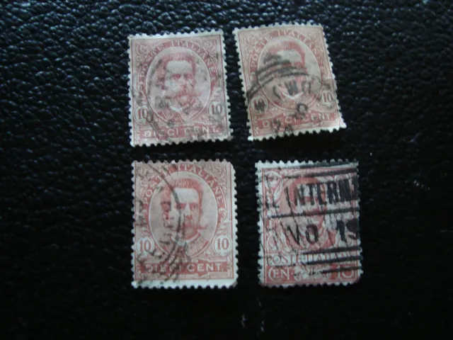 ITALIE - timbre yvert et tellier n° 59 x4 obl (A16) stamp italy