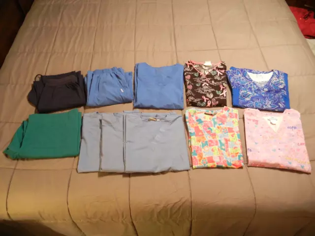 Scrub Tops & Pants: Landau_Point One_Scrub Zone_ScrubStar_Gem Scrubs *Sz. Medium