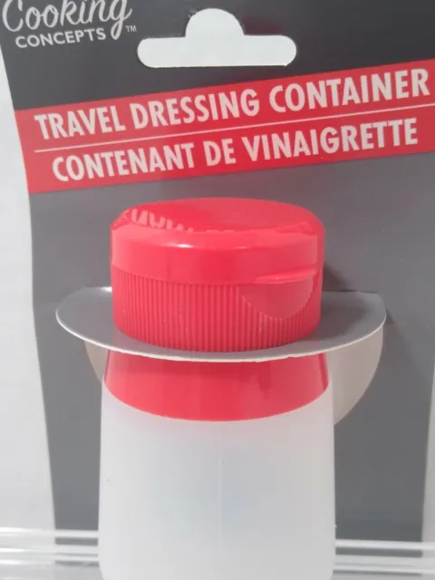 Cooking Concepts Silicone Travel Dressing Containers