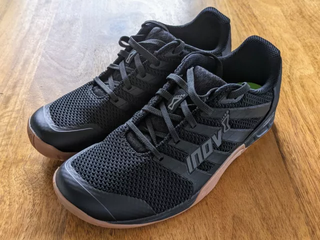 Inov8 F-Lite 260 V2 CrossFit Gym Training Shoes - Black / Gum - UK Mens Size 7.5 2