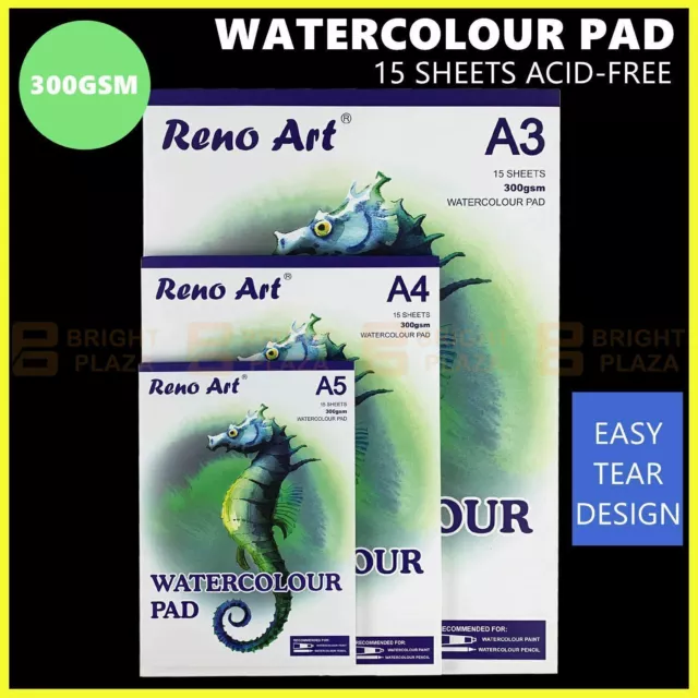 A3 A4 A5 Watercolour Pad Book Artist Painting Art Paper Sketchbook Sketch 300GSM