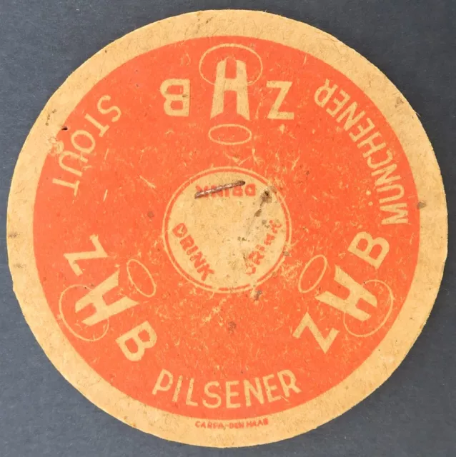 Ancien Sous-bock bière Drink ZHB beermat coaster Bierdeckel 13