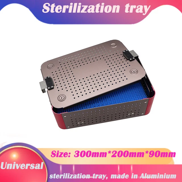Sterilization tray casette Aluminium Alloy disinfection box surgical instruments