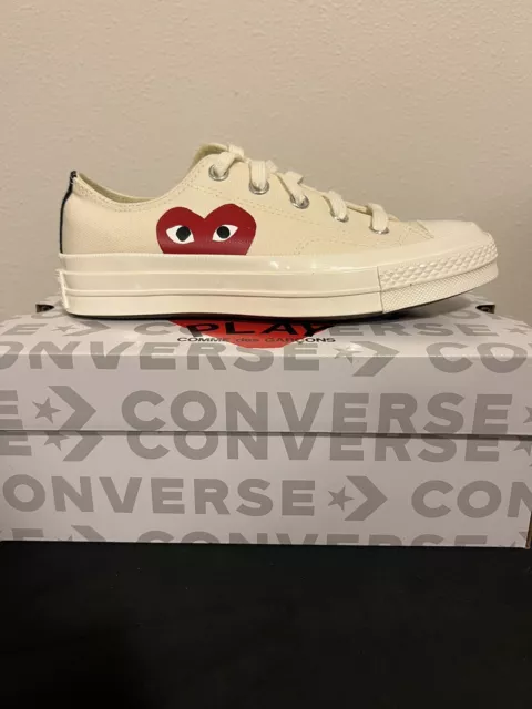 [150207C] Mens Converse Chuck Taylor All-Star 70s Ox Comme des Garcons PLAY SZ 6