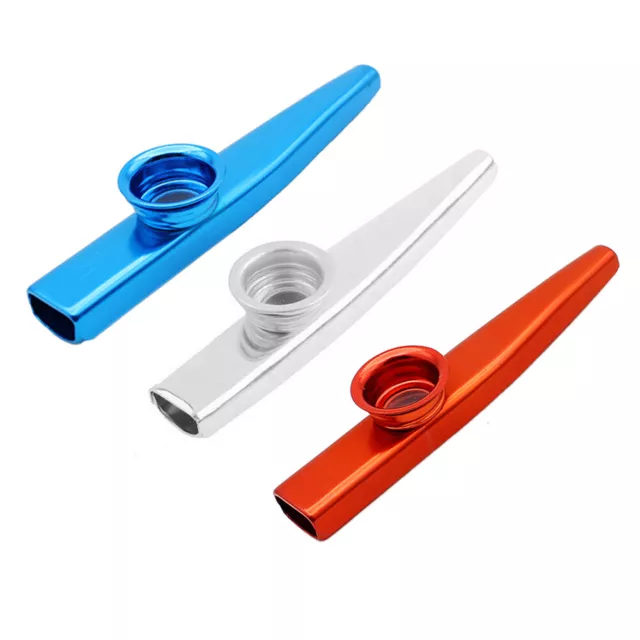 Kazoos en métal Instrument à vent musical Flûtes Bouche Kazoo pour les amateurs