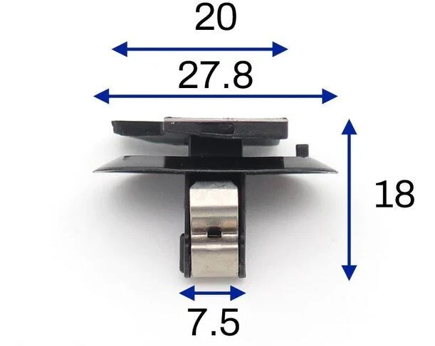 10x OEM Clips For Trim Cover Tailgate For Some Mercedes-Benz C-Class A0009919098
