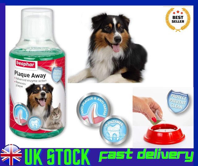 BEAPHAR PLAQUE AWAY Drinking Water Additive Dental Care for Dogs & Cats