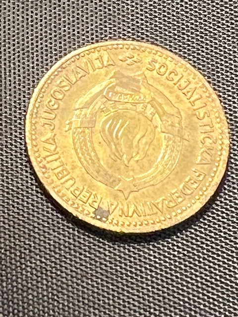 1963 Yugoslavia 10 Dinara (SFR Legend) Coin