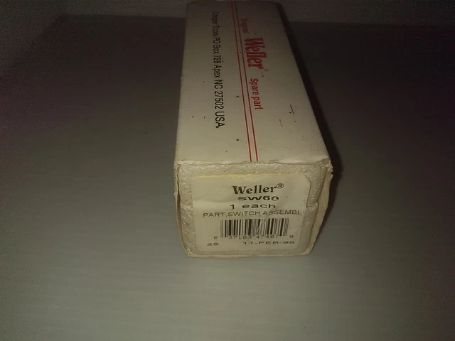 New Weller Cooper Tools SW60 Switch Assembly Part for solder station coopertools