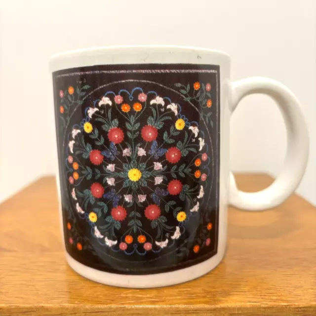 Otagiri "Stella's Song" Quilt Mug Ceramic Coffee Museum of American Folk Art