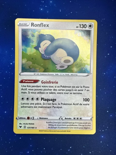 Pokemon Card Ronflex Holo 131/185 Bright Voltage Sword & Shield