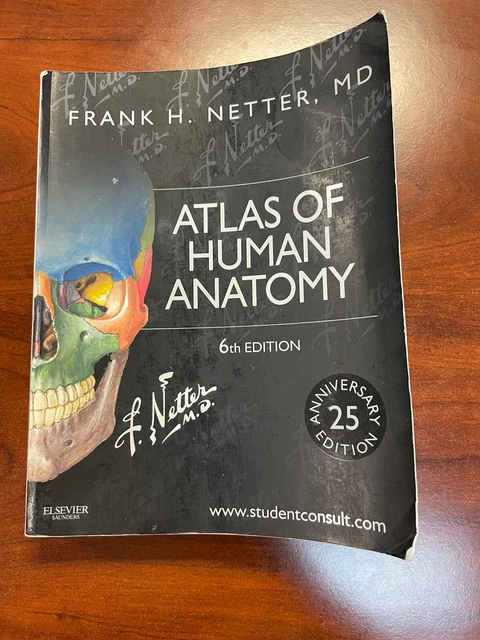 ATLAS OF HUMAN Anatomy 6th Edition by Frank H. Netter, MD Paperback