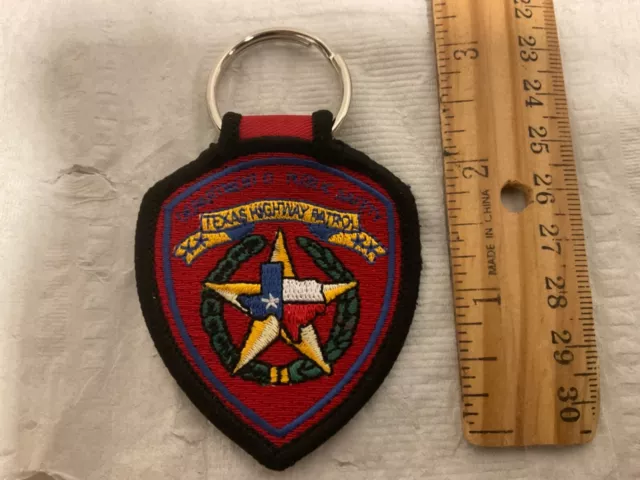 Texas  Highway Patrol Patch key chain.