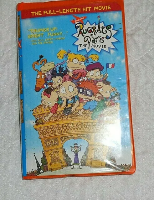 Rugrats In Paris The Movie 2000 Animated VHS Tape