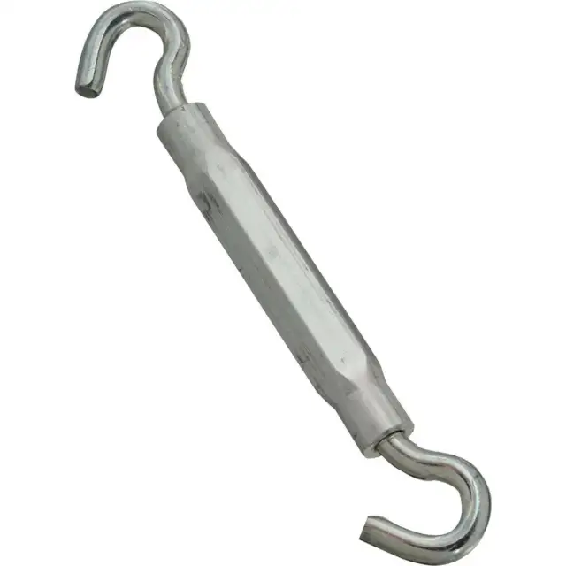National 5/16 In. x 9 In. Zinc Hook Turnbuckle N222018 Pack of 10 National