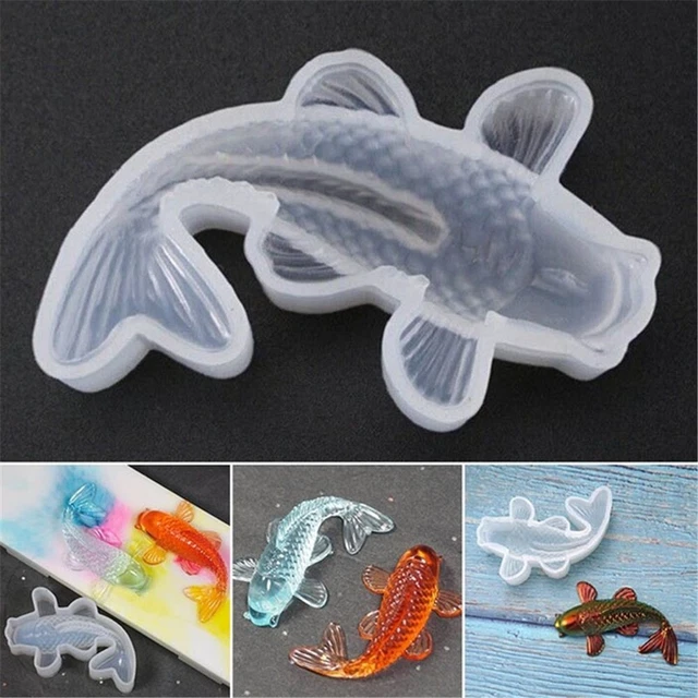 silicone Outil de moulage de résine Moule en résine époxy de carpe Bijouterie