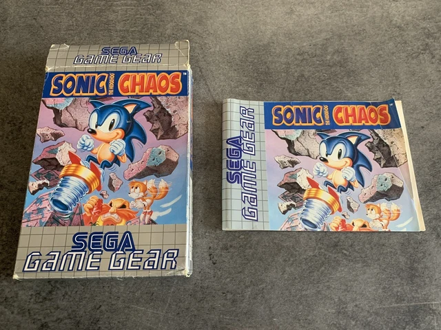 JEUX SEGA CONSOLE Game Gear Sonic Chaos + Notice EUR 21,00 - FR