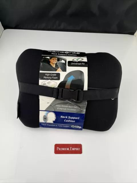 Samsonite Neck Support Cushion Memory Foam Travel 8.7"H x 10.6"W x 4.7"D