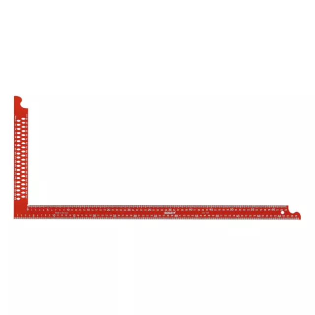 SOLA ZIMMERMANNSWINKEL ZWCA 600 800 mm rot mit Anreisslöcher Anreißwinkel  Winkel EUR 30,45 - PicClick FR