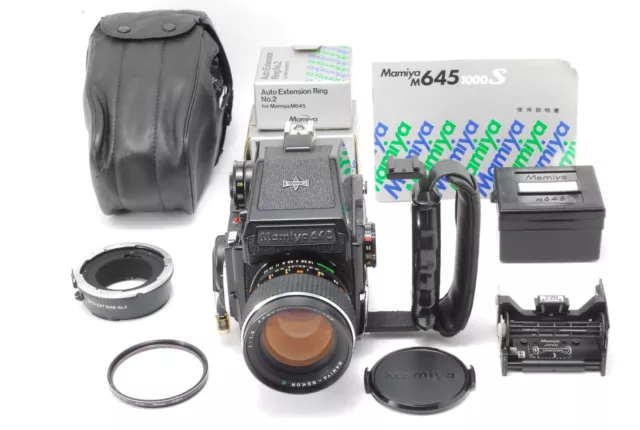All Works! [Near Mint+ w/Case] MAMIYA M645 1000S Prism Finder C 80mm f/1.9 Japan 2