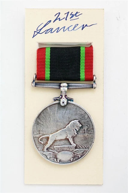 British Egyptian Army Military Khedives Abbas Hilmi Sudan Medal 1910