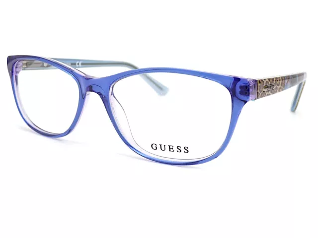 GUESS Brillengestell Kristall Blau Mit Aufdruck 53mm Brille GU2513