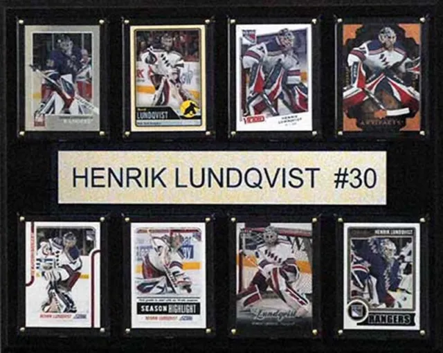 CandICollectables 1215LUNDQV8C NHL 12 x 15 in. Henrik Lundqvist New York Rangers