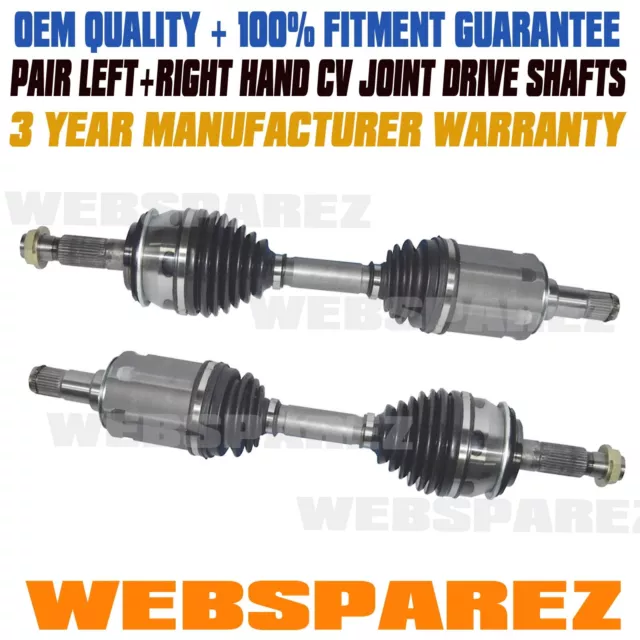 LEFT + RIGHT Complete CV Boot, Joint & Axle Shaft Fits Navara D40 Ute 4x4 4WD