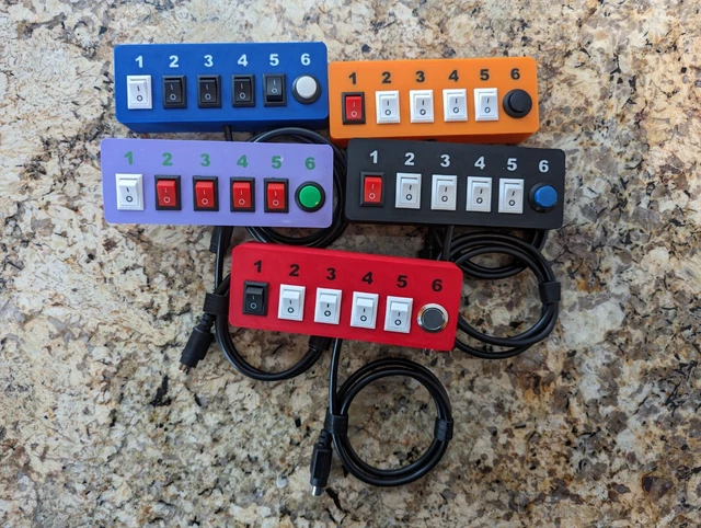 Customizable Apex Neptune Breakout Box  6 switches Many Colors Available