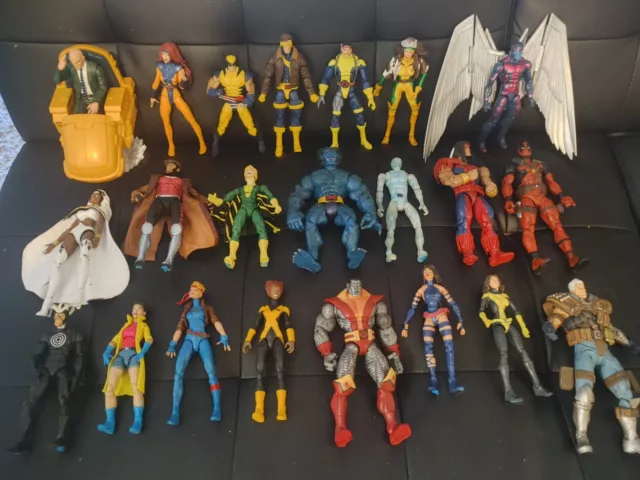 Marvel legends X-Men 20+ Figure Lot Hasbro Toy biz