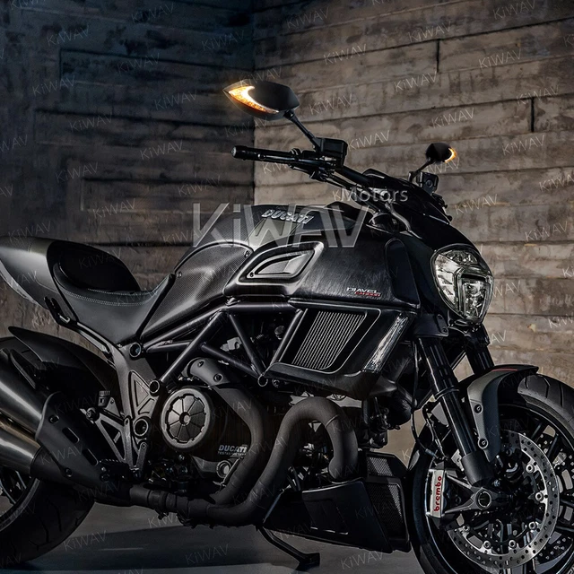 2tone LED rétroviseurs ambre + blanc 10mm pour Kawasaki VN900 2000 Versys ER6N