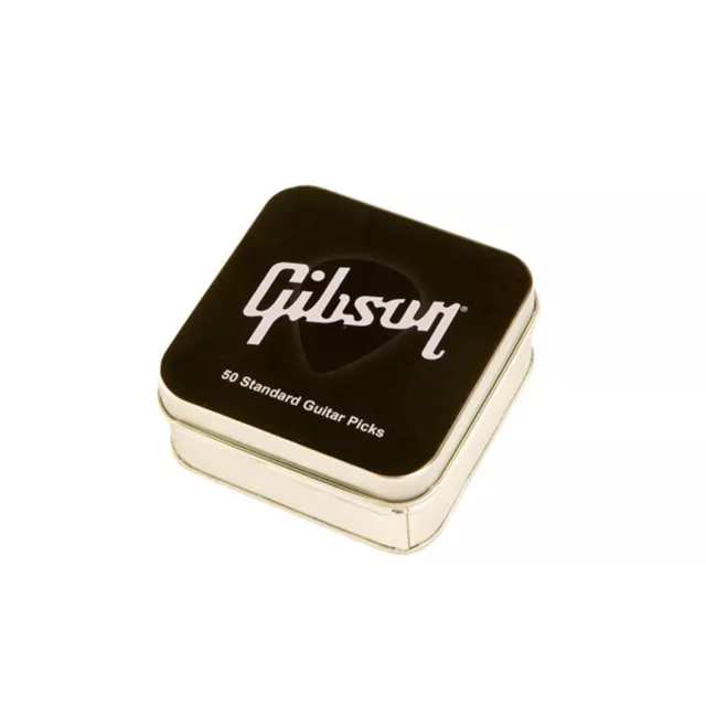 Gibson Plektrum Standard Heavy Pick Tin 50 Standard Picks - Plektren Set