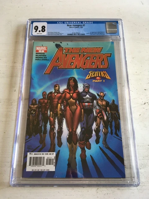 Cgc New Avengers #7 2005 Marvel 1St App Of The Illuminati 9.8!!!