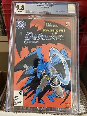 Detective Comics #578 Cgc 9.8 Todd Mcfarlane Art & Cover Batman Year Two 1987 Wp