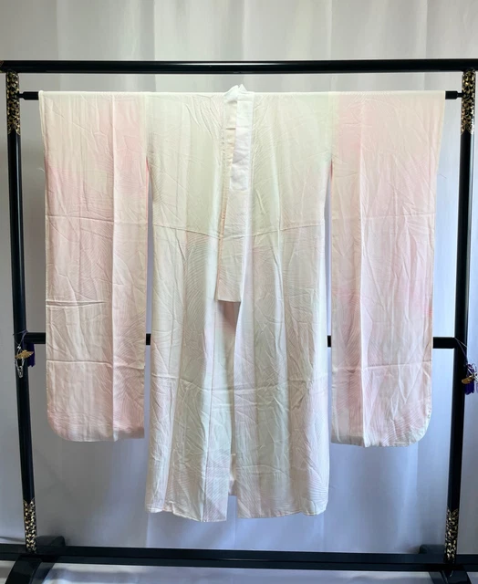 Vintage Japanese Juban kimono - Women's NagaJuban Kimono Robe