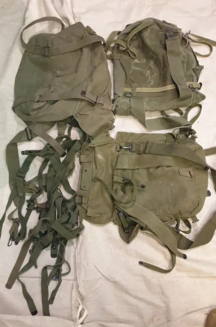 Us Army  Airborn Combat Uniform RUCKSÄCKE Konvolut gebraucht. VIETNAM
