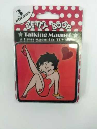 Betty Boop Réfrigérateur Aimant Collectables Style Rétro Cadeau Nouveauté À Voix