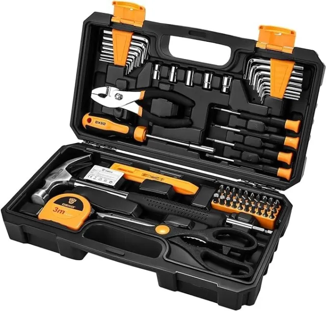 Set di attrezzi Kit di attrezzi manuali per uso domestico/lavoro generale 62pz