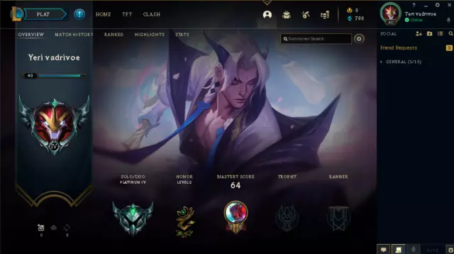 GrandMaster Account League of Legends Hand LvL'ed Server EUNE