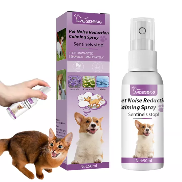 50ml Calming Spray For Dogs Stress Relief Spray For Pet Dog Cat