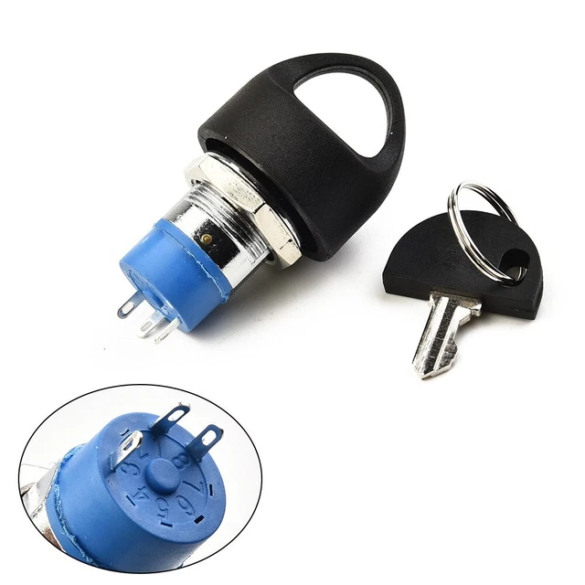 Ricambio Mobilità Scooter Inizio Su / Spento Accensione Switch 2Keys M19 L 22MM