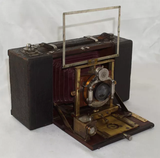 Krügener Delta Cartridge Camera 9x12 * Rare Early Roll FIlm Camera *