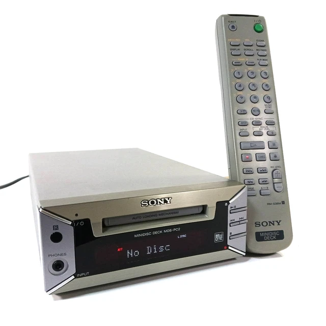 Sony MDS-PC2 MiniDisc Deck MD Recorder Player Vintage Japan | eBay