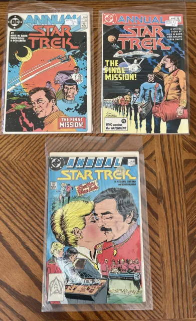 STAR TREK 1-56 + Annuals 1-3 Complete Series (1984-1988) 1st Appearance Kirk DC