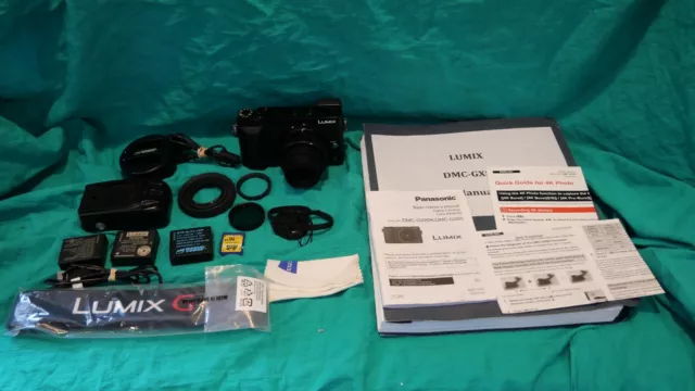 Panasonic LUMIX GX85 4K Digital Camera + G X Vario 12-32mm F3.5-5.6 + Extras