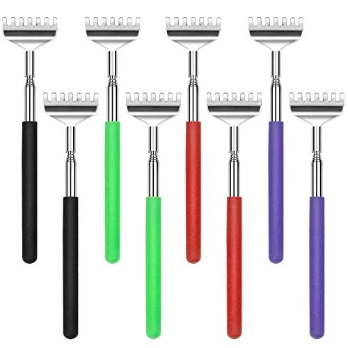 Claw Back Scratcher Portable Extendable Black, Red, Green, Purple