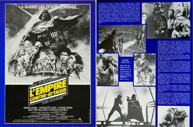 STAR WARS L'EMPIRE CONTRE-ATTAQUE THE EMPIRE STRIKES BACK 1980 SYNOPSIS