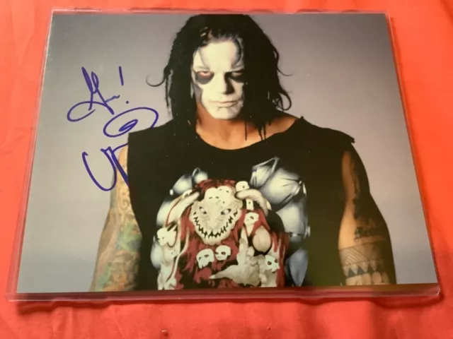 VAMPIRO  SIGNED 8x10 PHOTO WWE WCW ICP PSYCHOPATHIC LUCHA LIBRE LEAF COA AUTO