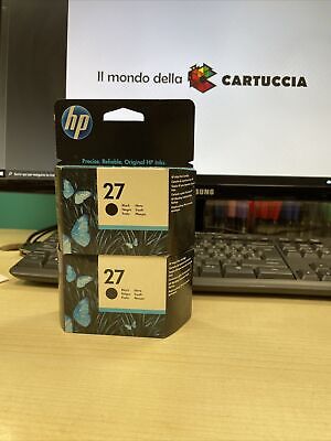 Coppia Cartucce stampanti HP 27 - C8727AE ABE Scad. 2012/2013