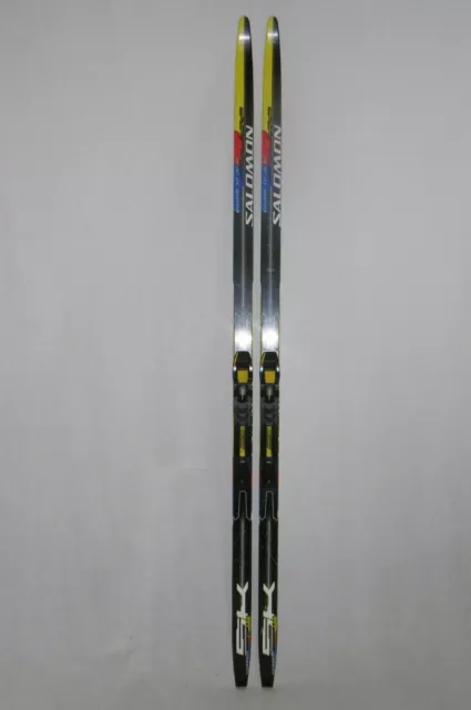 Salomon " Equipe 10 Jr Sk " Top Langlauf Skating Ski 156 Cm + Sns Bindung